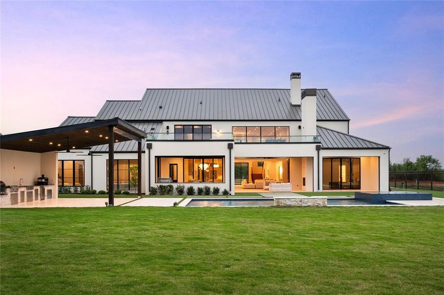 Exterior details and patio area of a home in , Frisco (Image 21).