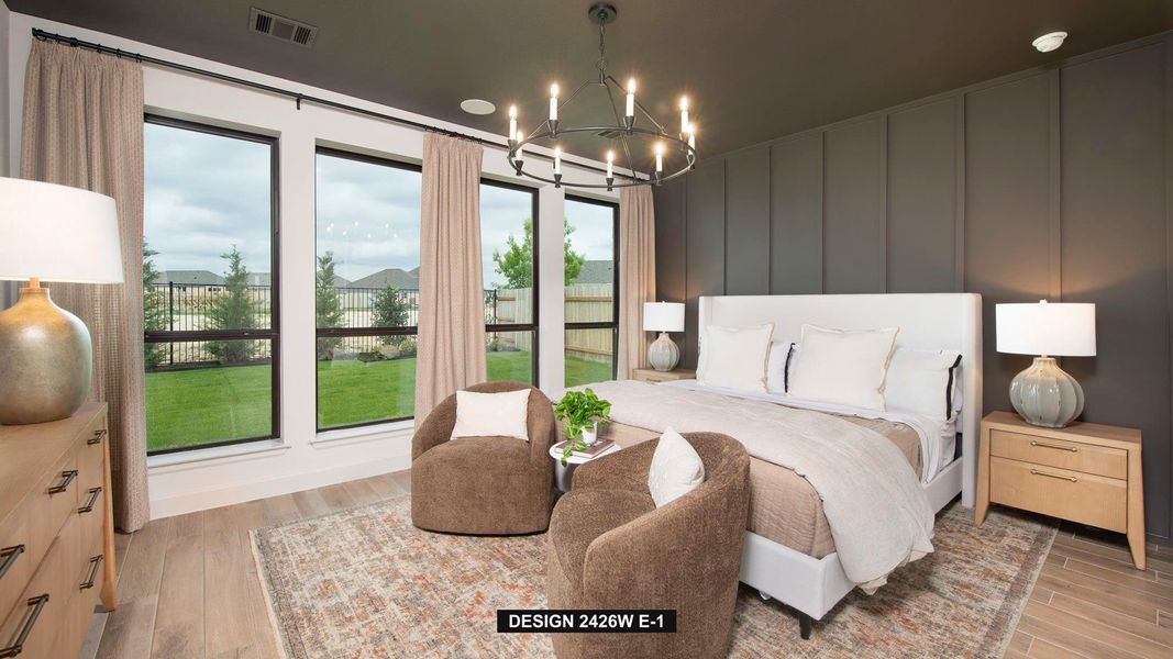 Furnished interior view inside a new home in Lariat 45', Liberty Hill (Image 6).