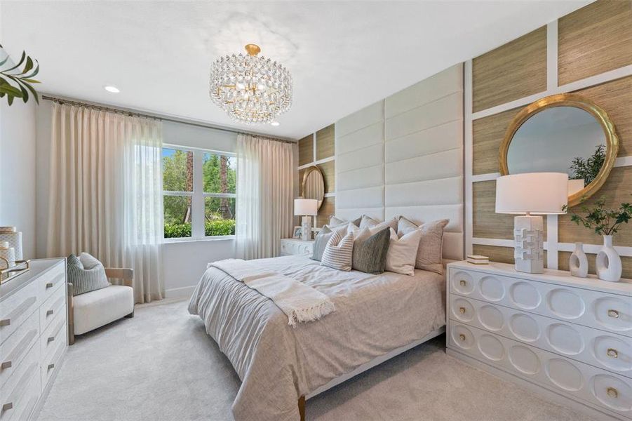 Furnished interior view inside a new home in Valencia Ridge, Wesley Chapel (Image 18).