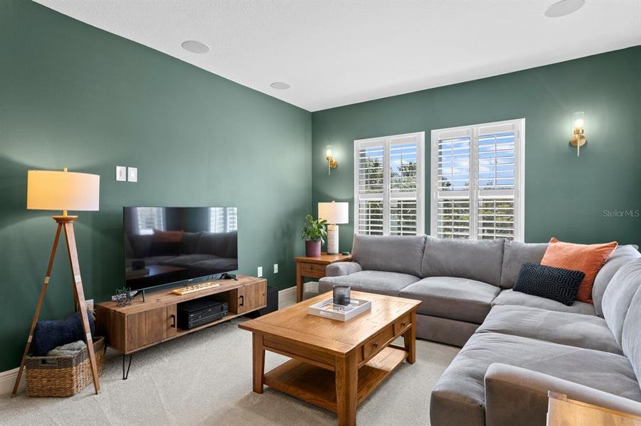 Furnished interior view inside a new home in , Tampa (Image 18). Furnished interior view inside a new home in , Tampa (Image 18).