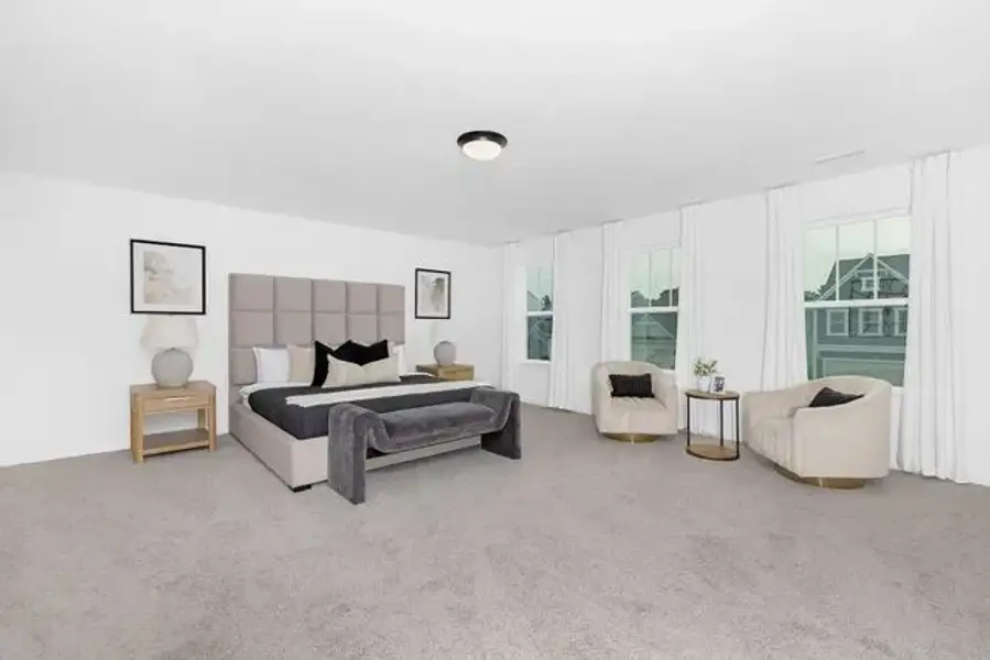 Representative furnished interior of a home built from the Calgary by True Homes in Deerwood Place, North Charleston (Image 12).