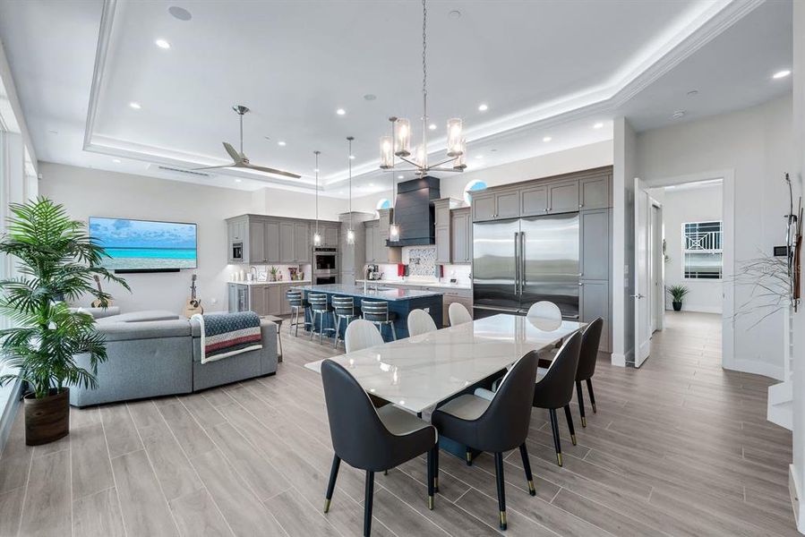Furnished interior view inside a new home in , Cape Coral (Image 16).