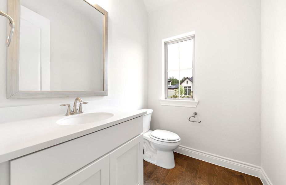 Furnished interior view inside a new home in Audubon 60′, Magnolia (Image 27).