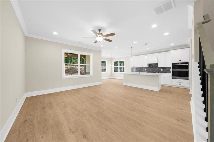 Spacious, unfurnished interior of a new home in , Flowery Branch (Image 34).