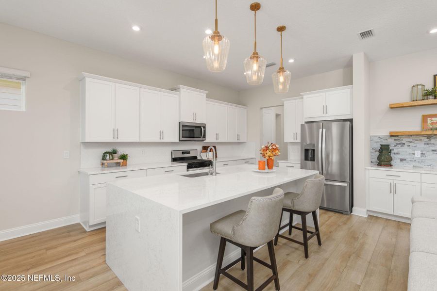 Furnished interior view inside a new home in , St. Johns (Image 19). Furnished interior view inside a new home in , St. Johns (Image 19).