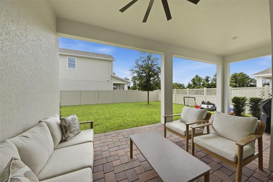 Exterior details and patio area of a home in , Winter Garden (Image 3). Exterior details and patio area of a home in , Winter Garden (Image 3).
