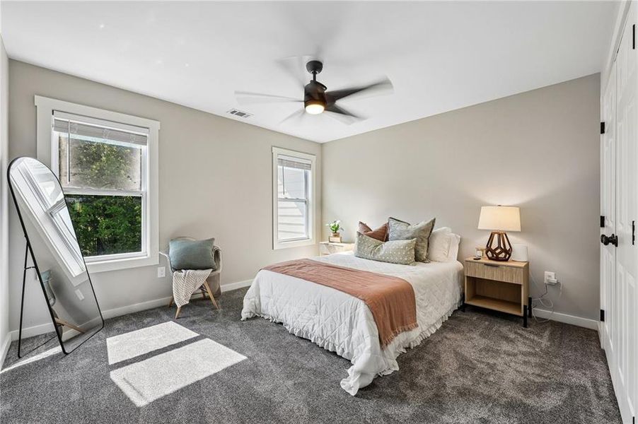 Furnished interior view inside a new home in , Flowery Branch (Image 25).