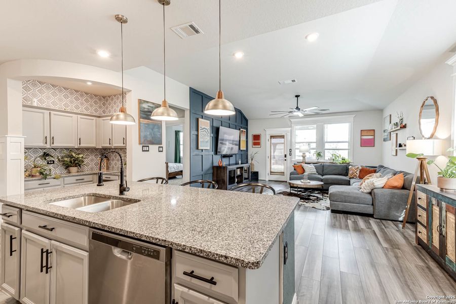 Furnished interior view inside a new home in Prescott Oaks, San Antonio (Image 33).