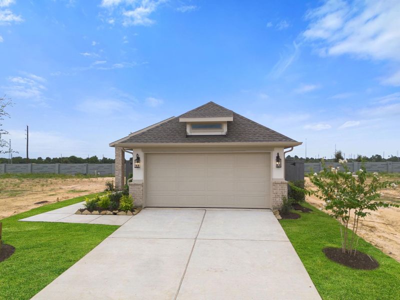 Front exterior of a new home in Jubilee, Hockley, TX, highlighting curb appeal (Image 21).