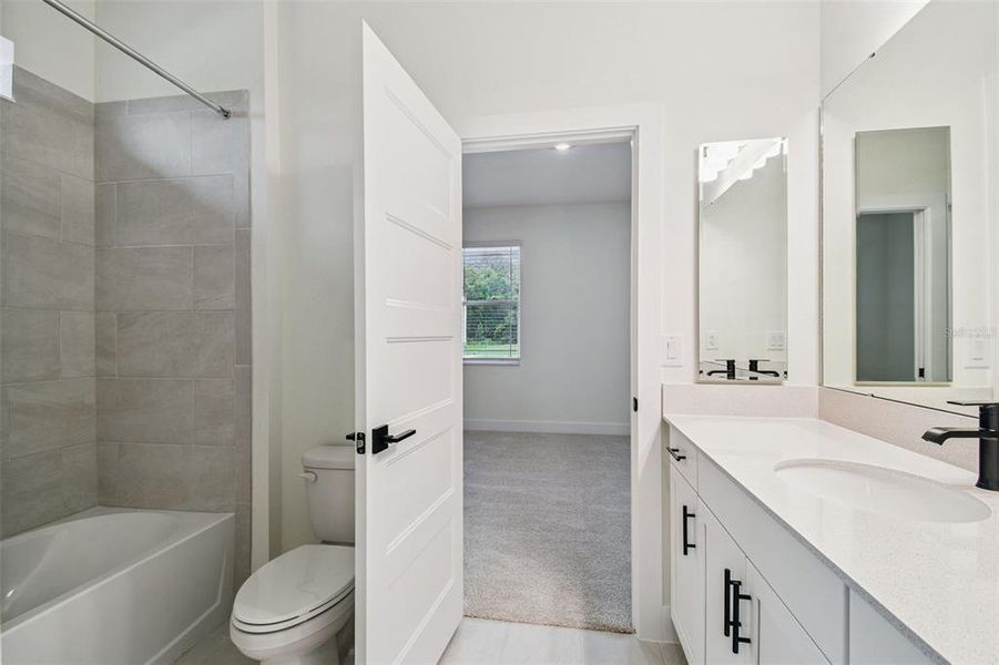 Furnished interior view inside a new home in Hidden Ridge, New Port Richey (Image 43).