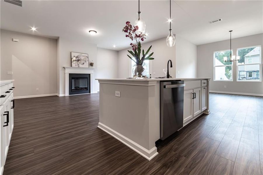 Furnished interior view inside a new home in , Canton (Image 33).