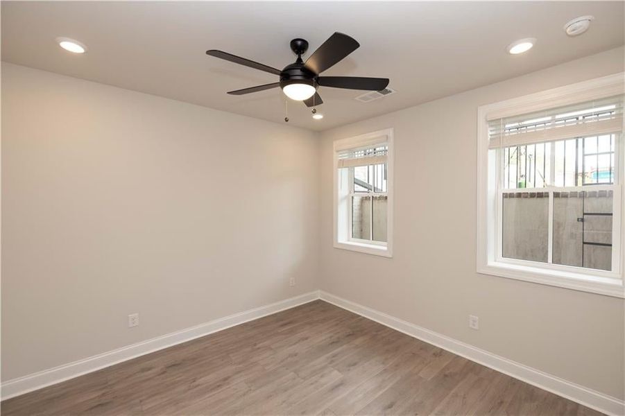 Bedroom 3 located on terrace level.