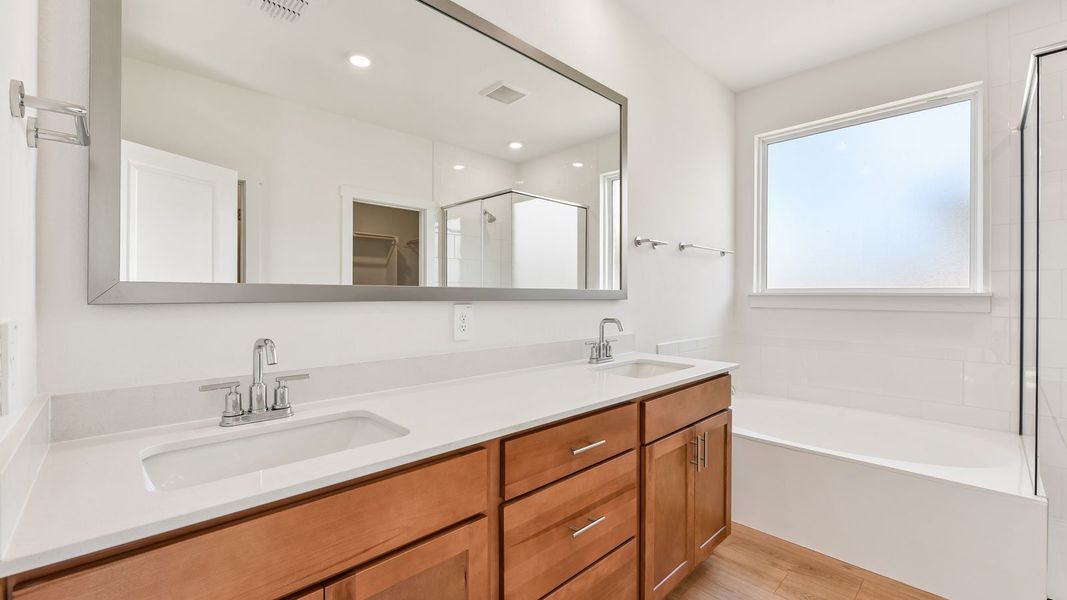 Furnished interior view inside a new home in Rosenbusch Ranch, Leander (Image 14).
