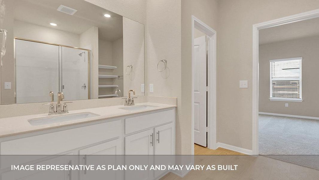 Furnished interior view inside a new home in Bar W Ranch, Leander (Image 7). Furnished interior view inside a new home in Bar W Ranch, Leander (Image 7).