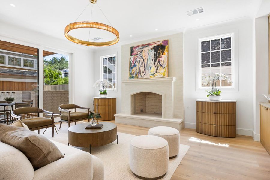 Furnished interior view inside a new home in , Austin (Image 30). Furnished interior view inside a new home in , Austin (Image 30).