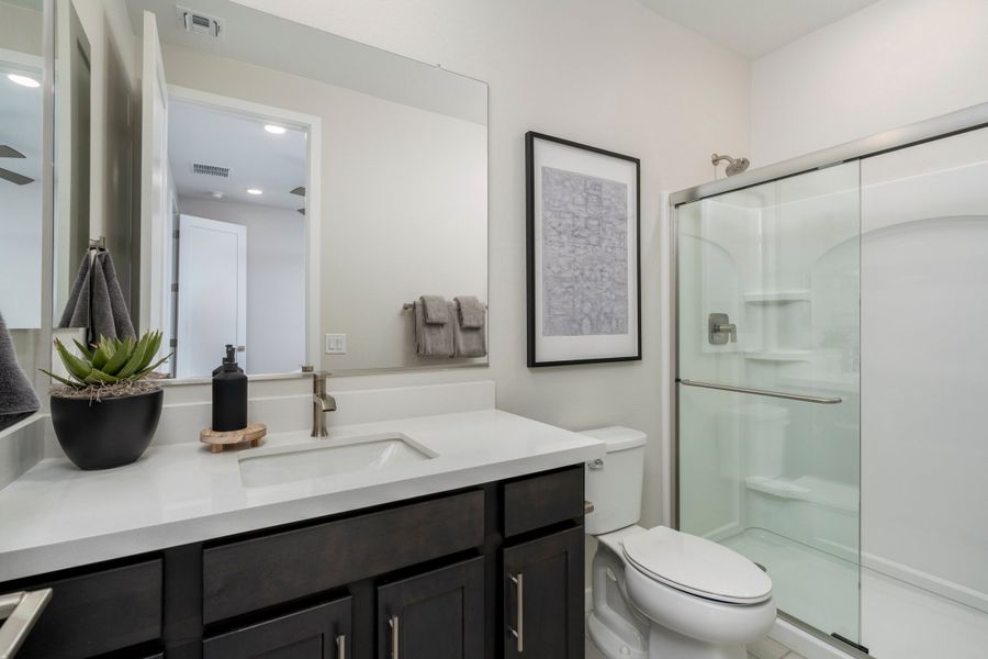 Representative furnished interior of a home built from the Monument by Risewell Homes in Citrus Park, Goodyear (Image 15).