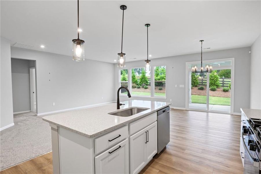 Furnished interior view inside a new home in Laurel Farms, Dallas (Image 6). Furnished interior view inside a new home in Laurel Farms, Dallas (Image 6).