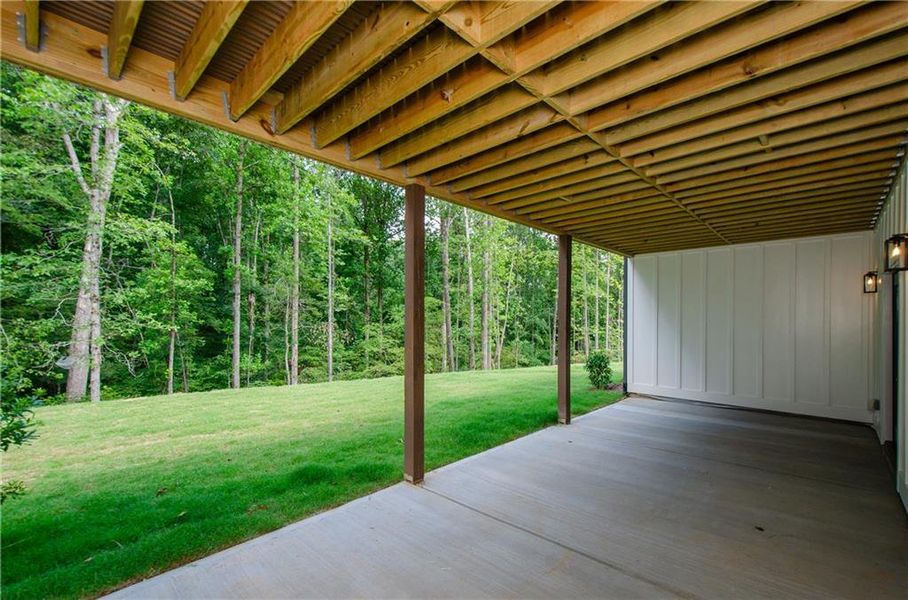Exterior details and patio area of a home in , Hoschton (Image 4). Exterior details and patio area of a home in , Hoschton (Image 4).