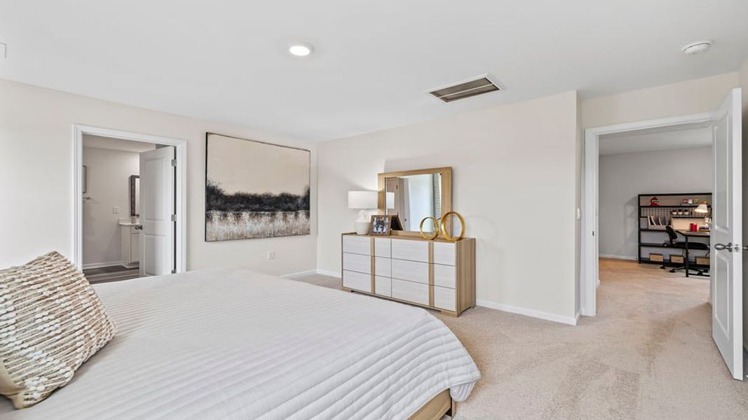 Furnished interior view inside a new home in Cloverdale Hills, Piedmont (Image 32).