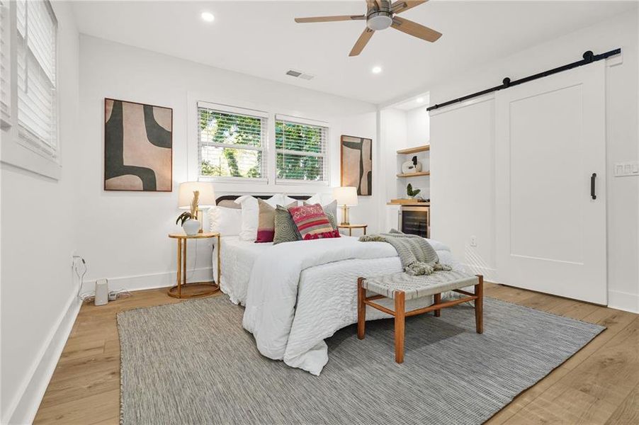 Furnished interior view inside a new home in , Atlanta (Image 9).