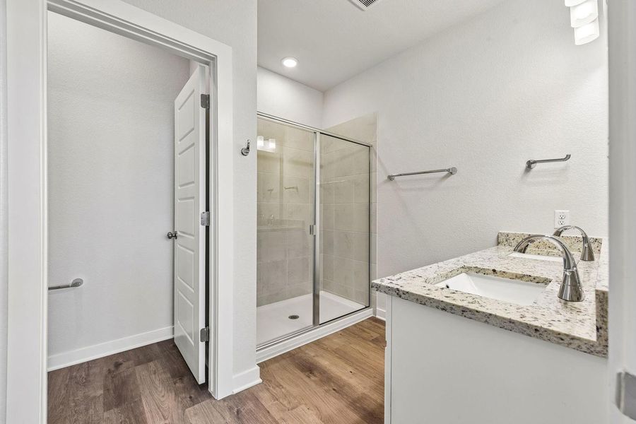 Furnished interior view inside a new home in Cloverleaf, Austin (Image 12).