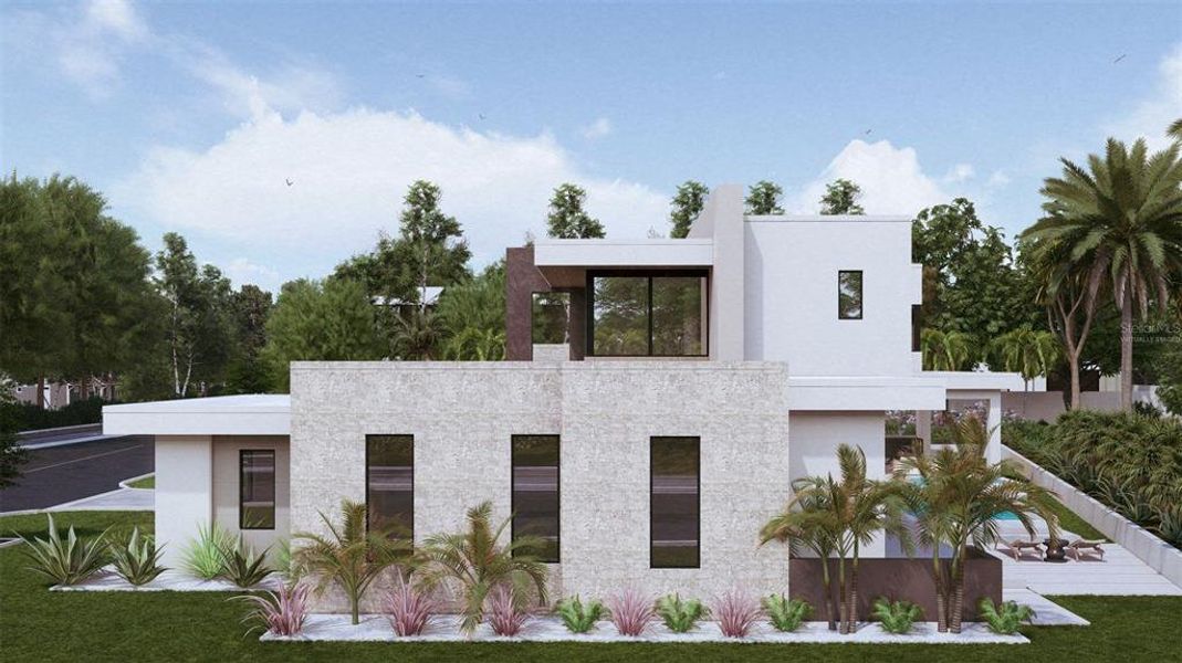 Front exterior of a new home in , Orlando, FL, highlighting curb appeal (Image 5). Front exterior of a new home in , Orlando, FL, highlighting curb appeal (Image 5).