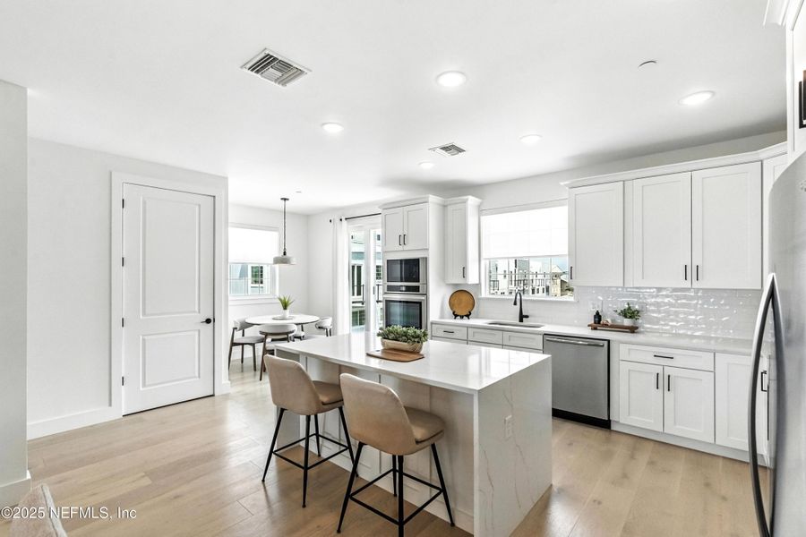 Furnished interior view inside a new home in , St. Augustine (Image 11).