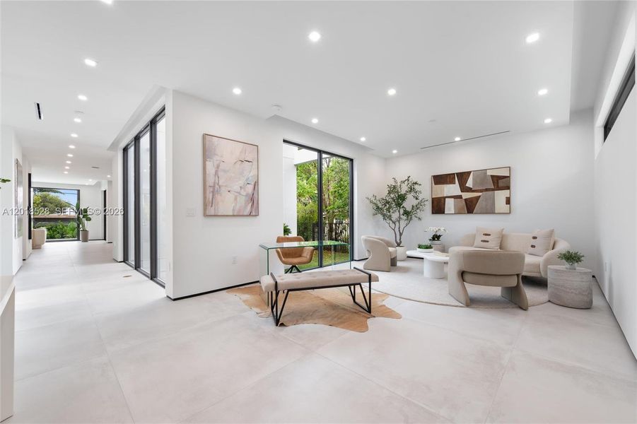 Furnished interior view inside a new home in , North Miami (Image 42).