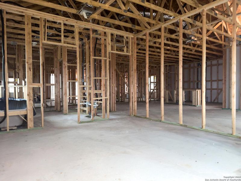 In-progress construction of a new home in Cordova Trails, Seguin, TX (Image 13).