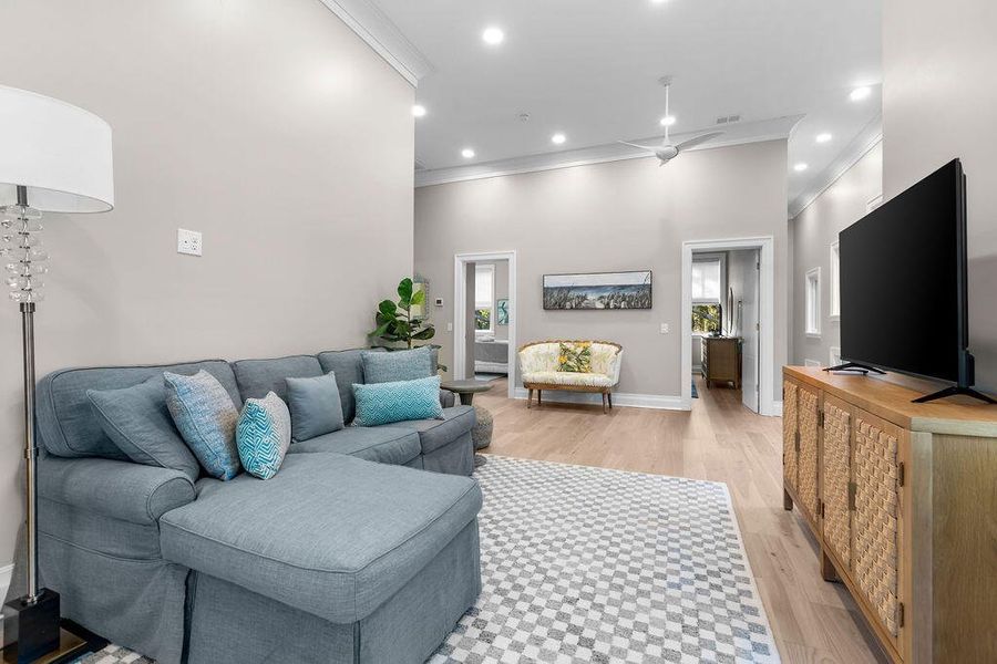 Furnished interior view inside a new home in , Seabrook Island (Image 42).