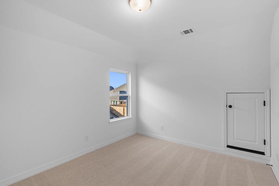 Third bedroom. Sample product photo. Actual exterior and interior selections may vary by homesite. Photo may be virtually staged. Third bedroom. Sample product photo. Actual exterior and interior selections may vary by homesite. Photo may be virtually staged.