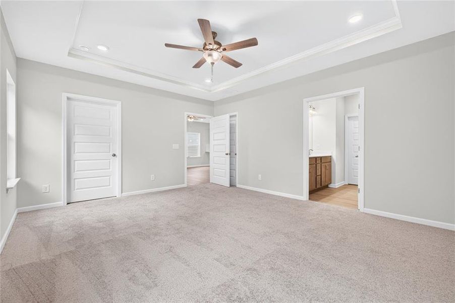 Spacious, unfurnished interior of a new home in Glen at Cave Springs, Douglasville (Image 21).