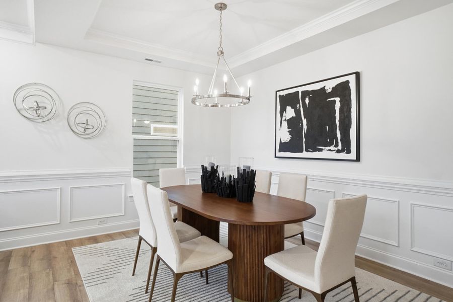 Furnished interior view inside a new home in Ashton Park, Monroe (Image 8).