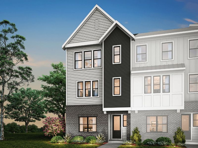 Front exterior of a home in the Ross Farms community, located in Charlotte, NC (Image 10).