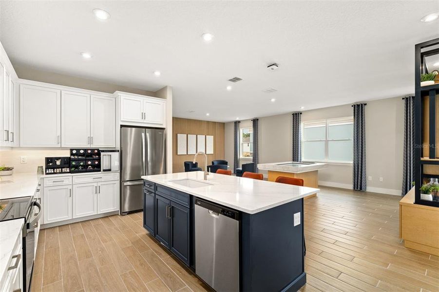 Furnished interior view inside a new home in Rainwood, Groveland (Image 9).