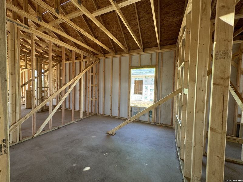 In-progress construction of a new home in Enclave at Hennersby Hollow 50's, San Antonio, TX (Image 9).