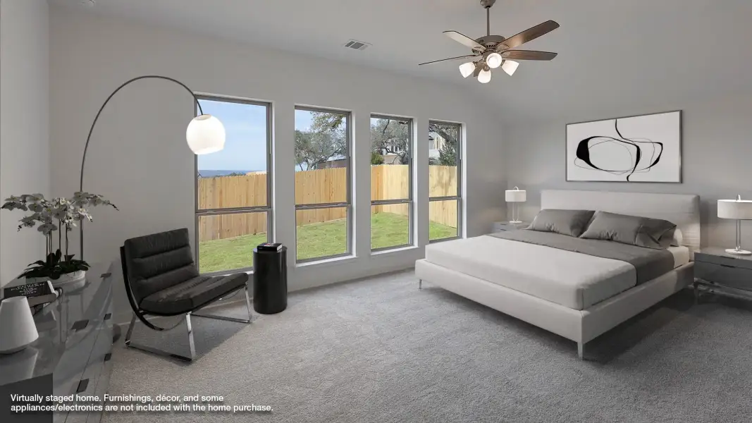 Furnished interior view inside a new home in Mayfair, New Braunfels (Image 7). Furnished interior view inside a new home in Mayfair, New Braunfels (Image 7).