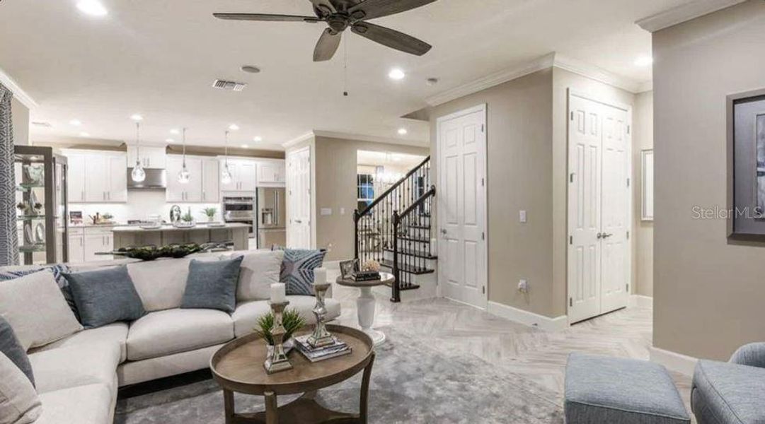 Furnished interior view inside a new home in Timber Ridge, Plant City (Image 15).