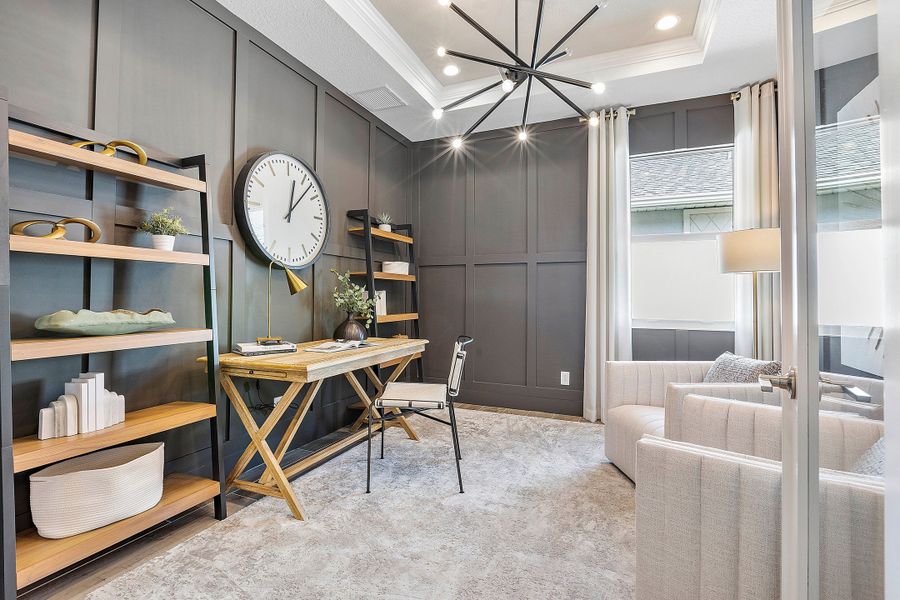 Representative furnished interior of a home built from the Charlotte by William Ryan Homes in The Sanctuary – Royal Collection, Punta Gorda (Image 53). Representative furnished interior of a home built from the Charlotte by William Ryan Homes in The Sanctuary – Royal Collection, Punta Gorda (Image 53).