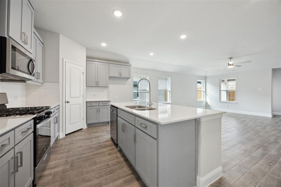 Furnished interior view inside a new home in Sicily, Princeton (Image 4).