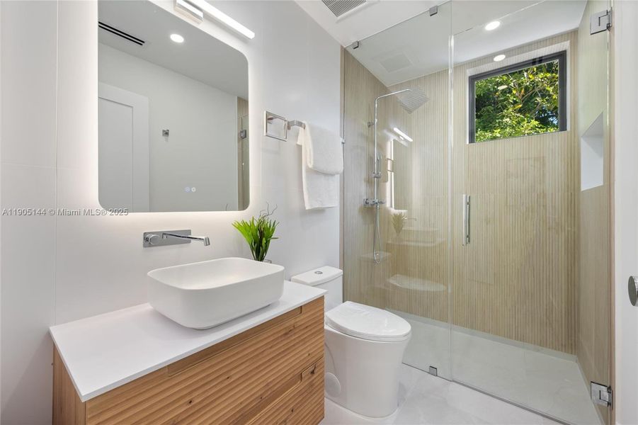 Furnished interior view inside a new home in , Miami (Image 8).