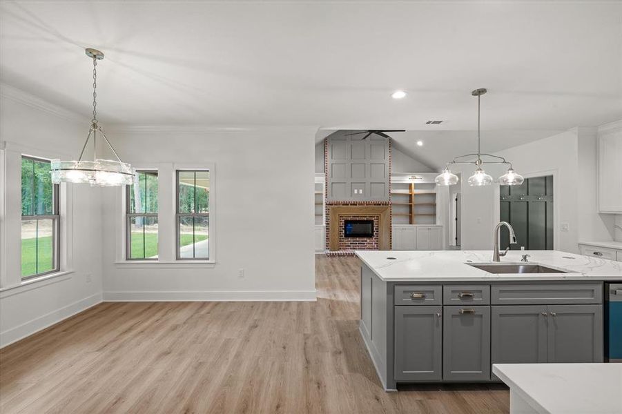 Furnished interior view inside a new home in , Grand Saline (Image 13).