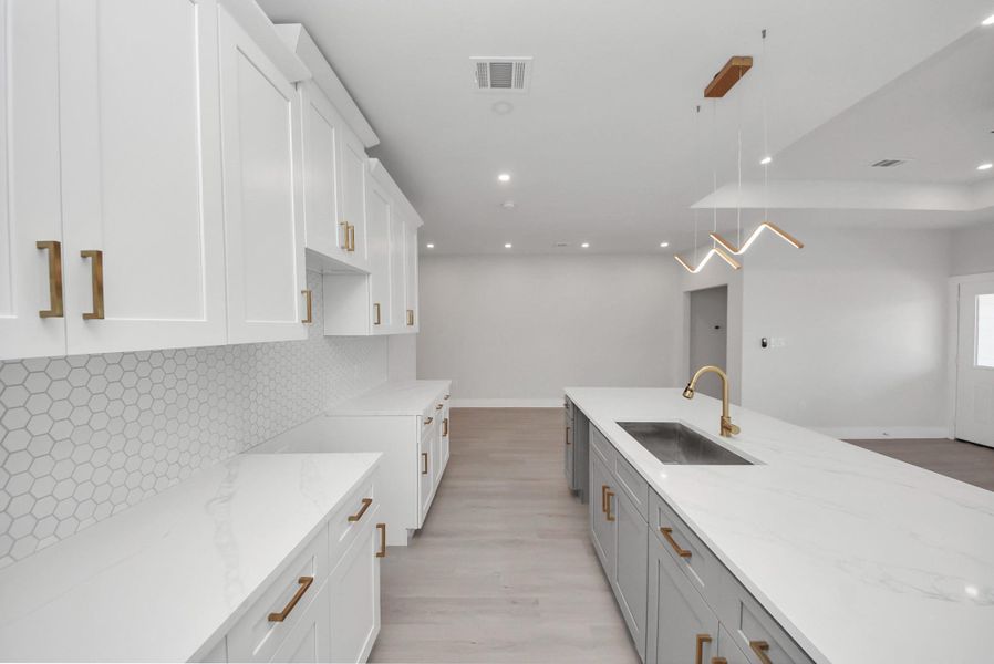 Furnished interior view inside a new home in , Cleveland (Image 6).