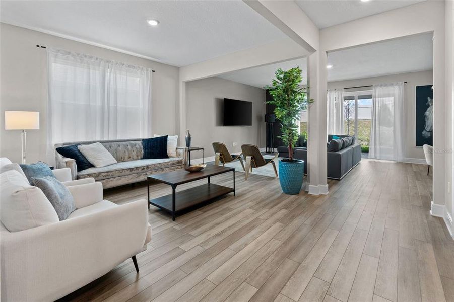 Furnished interior view inside a new home in , Montverde (Image 22).