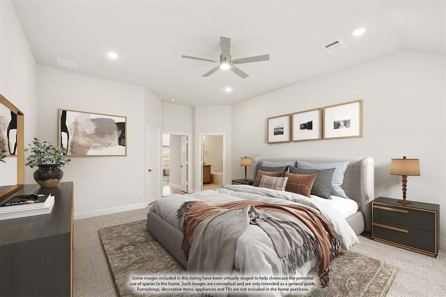 Furnished interior view inside a new home in Waverly Estates, Nevada (Image 15).