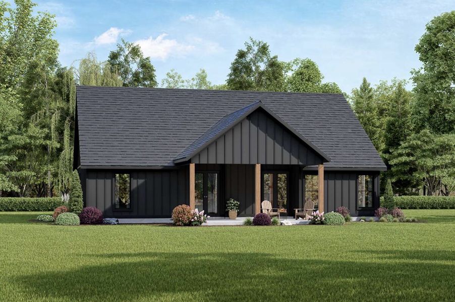 Representative exterior photo of a completed home built from the 1939 by Zeal Home Builders in Monarch Manor, Poolville, TX (Image 2). Representative exterior photo of a completed home built from the 1939 by Zeal Home Builders in Monarch Manor, Poolville, TX (Image 2).