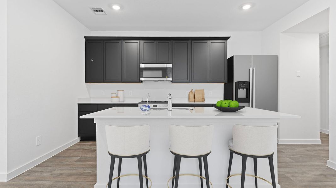 Furnished interior view inside a new home in Tamarron, Fulshear (Image 7).