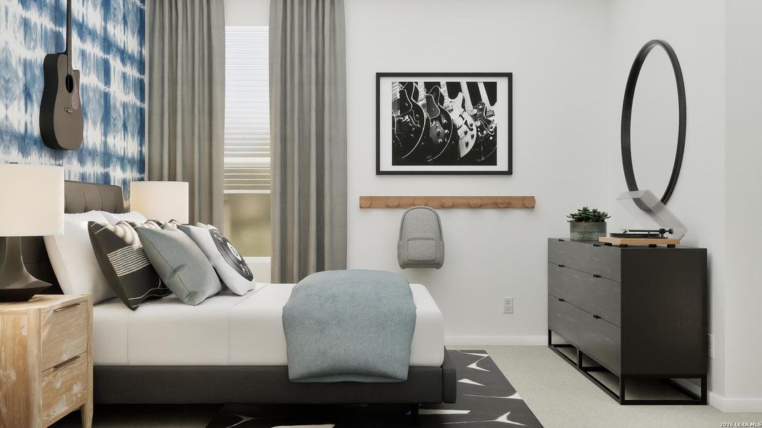 Furnished interior view inside a new home in Rose Valley, Converse (Image 8).