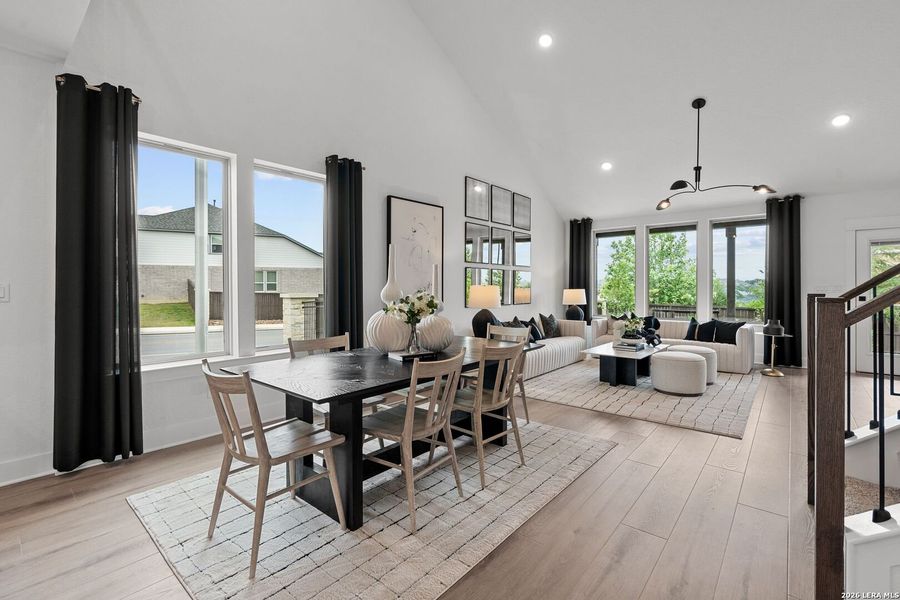 Furnished interior view inside a new home in Bison Ridge, San Antonio (Image 30).
