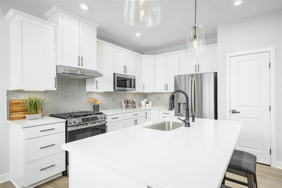 Representative furnished interior of a home built from the Alberti Ranch by Ryan Homes in Albemarle, Hertford (Image 15).